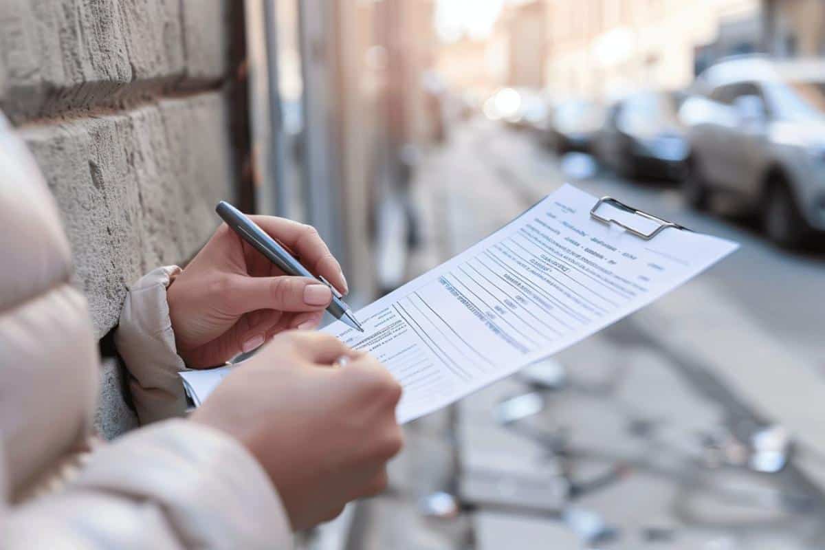 Comment remplir un constat voiture contre mur ?